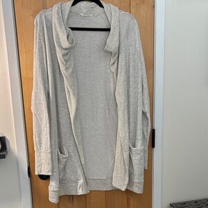 Athleta Light Gray Women's Drape Cardigan